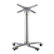 FLAT Tech CT4330 Aluminum Sx26 Dining Height Table Base, 26" Cross Base, Polished Finish 2 image