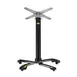 FLAT Tech CT4331 SX26 Table Base, Dining Height, 26x26 Base, Aluminum, Black Powder Coat, 900 lbs 2 image