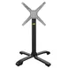 FLAT Tech CT4331 SX26 Table Base, Dining Height, 26x26 Base, Aluminum, Black Powder Coat, 900 lbs 1 image