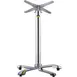 FLAT Tech CT4333 Bar Height SX26 Table Base, 26" Cross Base, Aluminum, Polished Finish 2 image