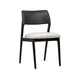 G & A 4695 Kyoto Side Chair, Solid Oak Frame, Upholstered Seat, Wood Back 1 image