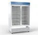 Hubert 126302 53" Merchandiser Refrigerator, 45 cu. ft., White, Dual‑Pane Glass, 2 Swing Doors 1 image