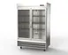 Hubert 138460 29" 2-Glass Door Reach-In Refrigerator, 47 cu. ft., Bottom Mounted 1 image