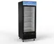 Hubert 158486 28" Merchandiser Refrigerator, 23 cu. ft., Stainless Steel, Dual‑Pane Glass, LED Lighting 1 image