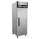Hubert 36823 26-3/4" 1-Solid Door Reach-In Freezer, Top Mounted, 23 cu. ft., Stainless Steel 1 image