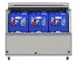 Koolmore KM-MC49-HDC 49" Milk Cooler, 12‑Crate, Side Doors, Steel Exterior Interior LED 4" Casters 2 image