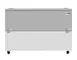 Koolmore KM-MC58-HDC 58" Milk Cooler, 16‑Crate Glass Doors, Steel Body, 4" Casters, ETL‑Sanitation 1 image