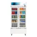 Koolmore KM-MDR-2GD-35 35" Merchandiser Refrigerator, 16.5 cu ft, 2‑Section, 0.25 HP Compressor 1 image