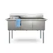 Koolmore KM-SC182414-N3 Three Compartment Sink, 60"W X 30"D X 43.2"H 1 image