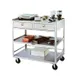 Lakeside 474 Equipment Stand, Open Base with (3) Shelves & (2) Drawers 1 image