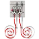 Micro Matic 83215-PP Secondary Regulator Panel – 2‑Pressure CO2 Kit, 3/8" Jumper Lines, Cooler Part 1 image