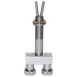 Micro Matic BE-DF4-3 Dual Tap Shank, 4" x 3/16" ID Faucet Part for Keg Cooler Systems 1 image