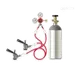 Micro Matic TK-2 Kit – 5 Lb Cylinder, CO2 Regulator 3/8" O.D., 4 Ft Gas Line, 2 D‑System Couplers 1 image