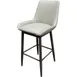 Oak Street BM-10501 Amata Bar Stool, Upholstered Back & Bucket Seat, 1.2mm Metal Frame, Arms, Indoor Use 1 image