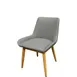Oak Street CM-10501 Upholstered Amata Side Chair, Solid Back, Metal Frame, Indoor Use 1 image