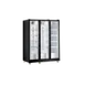 Omcan USA 48385 - 71" Three-Section Merchandiser Refrigerator, 53 cu ft, Black Steel, 115V 8.9A, LED 1 image