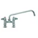 T&S Brass 5F-4DLS12A Equip Faucet, 4", Deck Mount, 12" Swing Nozzle 1 image