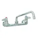 T&S Brass 5F-8WLS10 Equip Faucet, Swivel, 8", Wall Mount, 10" Swing Nozzle 1 image