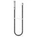 T&S Brass B-0108-HOSE Hose, 108"L, Flexibl, Stainless Steel, Gray Handle 1 image