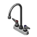 T&S Brass B-1110-5X-V22CR Workboard Mixing Faucet, Deck Mount, 4" Centers 1 image