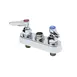 T&S Brass B-1110-CR-LN Faucet Workboard Base, Deck Mount, 4" Centers 1 image