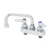T&S Brass B-1110-CR Faucet Workboard, Swivel, Deck Mount, 6" Long, Standard 1 image