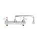 T&S Brass B-1123-CR Faucet Workboard, Swivel, Deck Mount, 12" Long, Standard 1 image