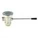 T&S Brass B-3972-XS Waste Drain Valve, 3-1/2" Sink Hole, Short Lever Handle 1 image