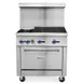 Standard Range SR-R36-24CB 36" Gas Restaurant Range w/ (2) Burners and 24" Charbroilers 1 image