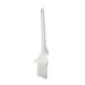 Winco NB-20HK 2" Wide Concave Pastry Brush with Hook, Plastic Handle, White, 1 Piece 1 image