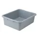 Winco PLW-7G Gray Dish Box w/ 1-Compartment, Freezer Safe 1 image