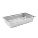 Winco SPJH-104 22 Gauge 4" Full Size Steam Table Pan / Hotel Pan  1 image