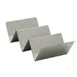 Winco TCHS-23 Taco Holder, 8-3/8"L X 4"W X 2"H, Holds 2-3 Tacos, Stainless Steel 1 image