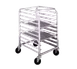 Winholt AL-1806-H Aluminum 6-Pan Mobile Intermediate Height Sheet Pan Rack w/ 5" Casters 1 image