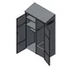 Winholt STCT-HD2450.5H84-MPS-ST-KT Mop Sink Cabinet, 24"W X 50.5"L X 84"H 1 image