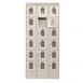 Winholt WL-618-ST Floor Mounted Lockers w/ 6-Tier, (18) Lockers, (3) Columns 1 image