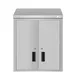 Koolmore KM-WMC-1524-S 24" Commercial Wall Cabinet, 24"W x 15"D x 33"H, Stainless Steel, Hinged Doors, Locking, NSF 1 image