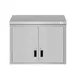 Koolmore KM-WMC-1536-S Commercial Wall Cabinet, 36"W x 15"D x 33"H, Stainless Steel Hinged Doors, Locking, NSF 1 image