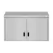 Koolmore KM-WMC-1548-S Commercial Wall Cabinet, 48"W x 15"D x 33"H, Stainless Steel, Hinged Doors, Locking, NSF 1 image