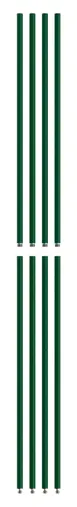 Olympic J74TSPK-4PK 74" Stationary Split Post, Green Epoxy Finish, Pack of 4 1 image