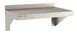 Olympic JWS1524SS Stainless Steel Wall-Mounted Shelf - 24"W x 15"D 1 image
