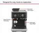 KitchenAid KES6551BK Semi Automatic Espresso Machine with Burr Grinder - Cast Iron Black / 12 oz 5 image