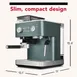 KitchenAid KES6551JP Semi Automatic Espresso Machine with Burr Grinder - Juniper / 12 oz 13 image