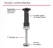 KitchenAid KHBRV00BM Kitchenaid Go™ Cordless Hand Blender, Black Matte, (Battery Sold Separately) 5 image
