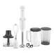 KitchenAid KHBV83WH Corded Hand Blender, White, Removable 8" Blending Arm 3 image