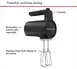 KitchenAid KHMR700BM Cordless Hand Mixer, Black Matte, (Battery Sold Separately) 7 image