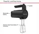 KitchenAid KHMR762BM Kitchenaid Go™ Cordless Hand Mixer, Black Matte, (Battery Included) 4 image