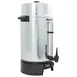 Adcraft CUA100 Coffee Urn – 100‑Cup Aluminum, 14.1"W x 22.6"H, 1500 W Temp, 2‑Way Dripless Faucet 1 image