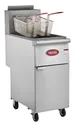 Hubert 114167 15" Floor Model Gas Deep Fryer, Full Pot, Natural Gas, 50 Ibs, 120.000 BTU 1 image