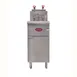 Hubert 86812 15.5" Floor Model Gas Deep Fryer, Full Pot, Natural Gas, 50 Ibs, 120.000 BTU 1 image